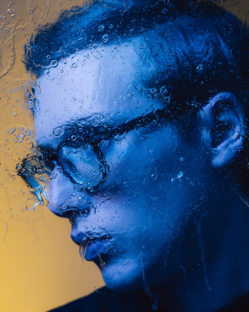 Color Gel Portraits Emil - Sabine Kneidinger Photography