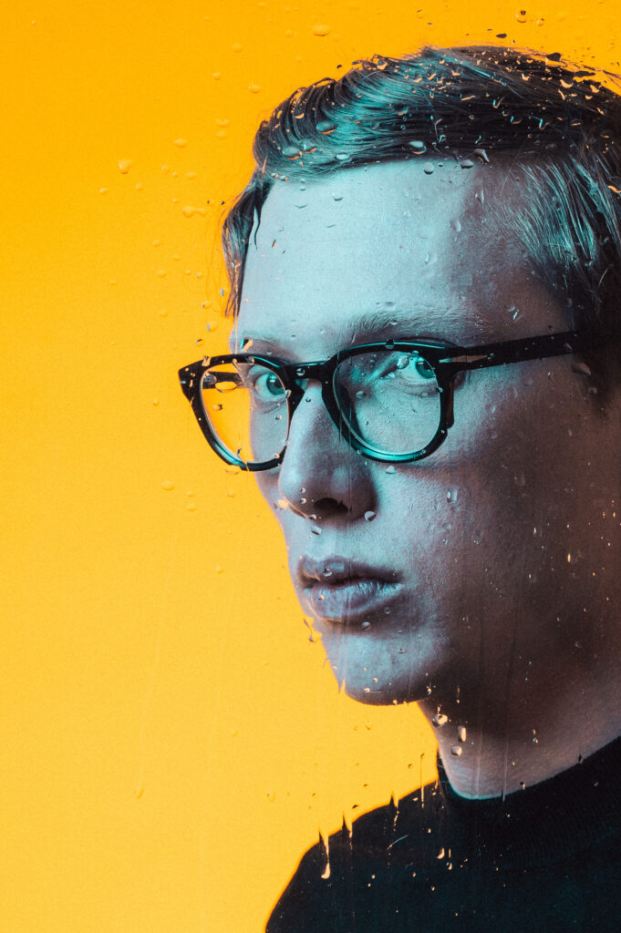 Color Gel Portraits Emil - Sabine Kneidinger Photography